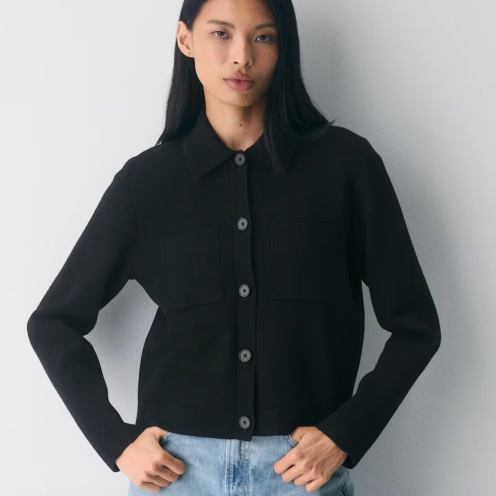 Aritiza - Babaton New Society Cardigan - Wonder Yarn - Knit collared cardigan